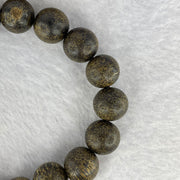 Natural Old Wild Indonesia Agarwood Beads Bracelet (Sinking Type) 天然老野生印尼沉香珠手链 21.07g 20cm / 13.3 mm 18 Beads - Huangs Jadeite and Jewelry Pte Ltd