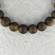 Natural Hainan Wild Old Agarwood Bracelet (Floating) 天然海南野生老树沉香手链 9.52g 17.5cm 10.8mm 19 Beads - Huangs Jadeite and Jewelry Pte Ltd