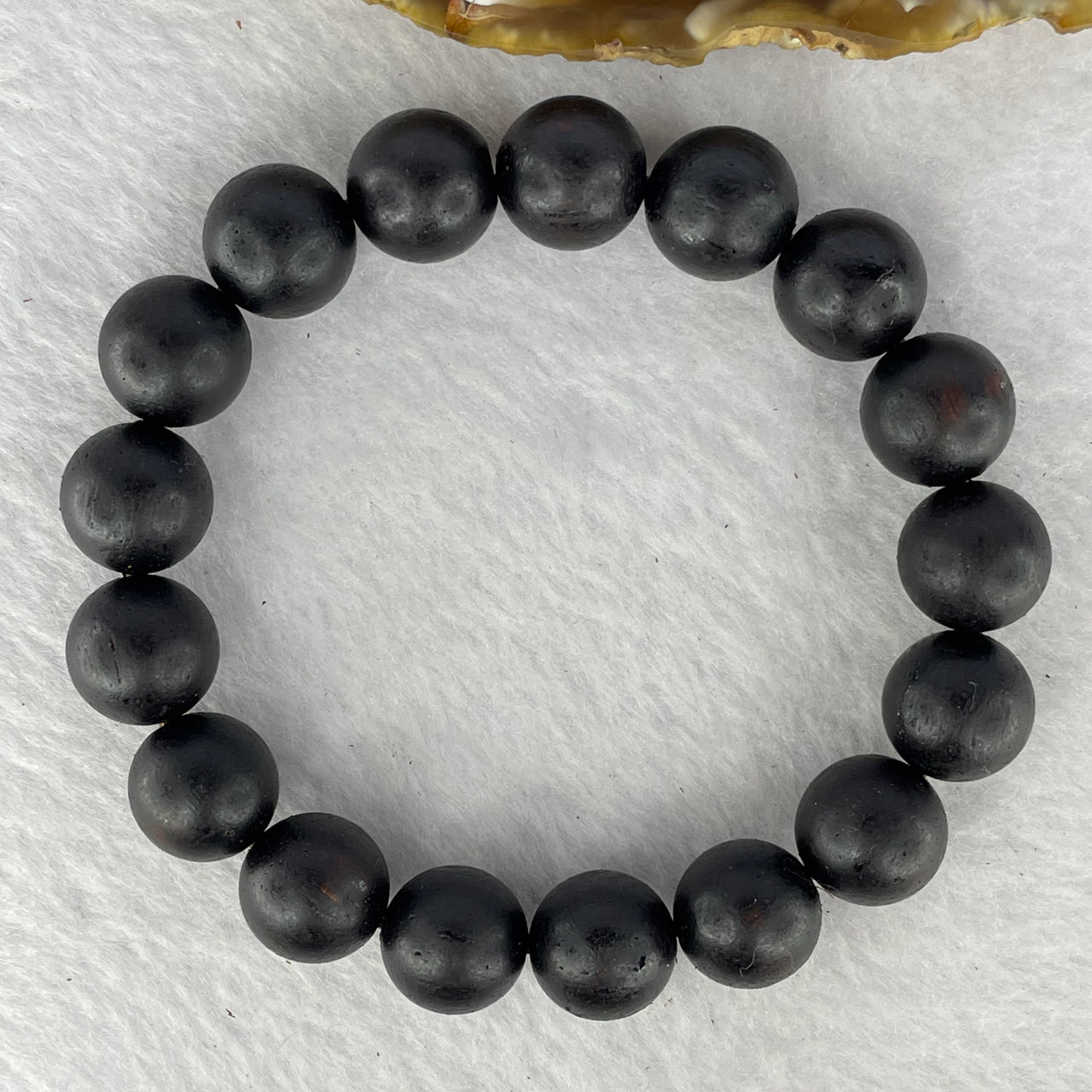 Natural Wild Hainan Jiang Zhen Xiang ( Acronychia Pedunculata) Beads Bracelet (Sinking Type) 天然野生海南降真香珠手链  14.88g 18cm / 12.3 mm 17 Beads - Huangs Jadeite and Jewelry Pte Ltd