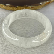 Natural Clear Quartz Bangle 57.22g 15.1 by 10.7 mm Inner Diameter 54.8mm - Huangs Jadeite and Jewelry Pte Ltd