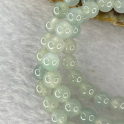 Rare High Icy Type A Sky Blue Beads Necklace 6.2mm 88 Beads 33.17g - Huangs Jadeite and Jewelry Pte Ltd