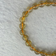 Natural Golden Rutilated Quartz Beads 天然金发水晶手链 13.19g 16cm 7.4mm 27 Beads - Huangs Jadeite and Jewelry Pte Ltd