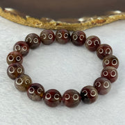 Above Average Natural Auralite 23 Bracelet 天然激光23手链 42.59g 18cm 12.1mm 17 Beads - Huangs Jadeite and Jewelry Pte Ltd