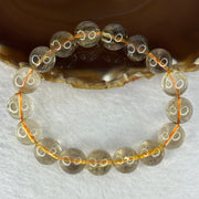 Natural Golden Rutilated Quartz Beads 天然金发水晶手链 47.97g 19cm 13.0mm 17 Beads - Huangs Jadeite and Jewelry Pte Ltd