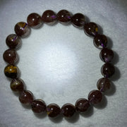 Very Good Grade Natural Auralite 23 Bracelet 天然激光23手链 29.03g 17.5cm 10.2mm 20 Beads - Huangs Jadeite and Jewelry Pte Ltd