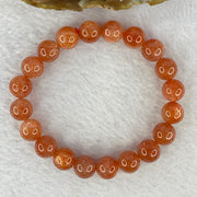 Good Grade Natural Sunstone, Heliolite and Aventurine Feldapar Beads Bracelet 天然金太阳日光石珠手链 24.39g 16cm 9.8 mm 20 Beads - Huangs Jadeite and Jewelry Pte Ltd