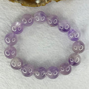 Natural Super 7 Amethyst Beads Bracelet 天然紫超七手链 53.84g 17.5cm 13.9mm 15 Beads - Huangs Jadeite and Jewelry Pte Ltd