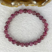 Above Average Natural Almandine Garnet Bracelet 15.33g 16cm 7.3mm 26 Beads - Huangs Jadeite and Jewelry Pte Ltd