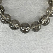 Natural Black Rutilated Quartz Bracelet 52.92g 19cm 13.2mm 16 Beads - Huangs Jadeite and Jewelry Pte Ltd