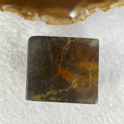 Rare Natural Yellow and Brown Fluorite mini Display 150.65g 38.9 by 33.5 by 37.2mm - Huangs Jadeite and Jewelry Pte Ltd