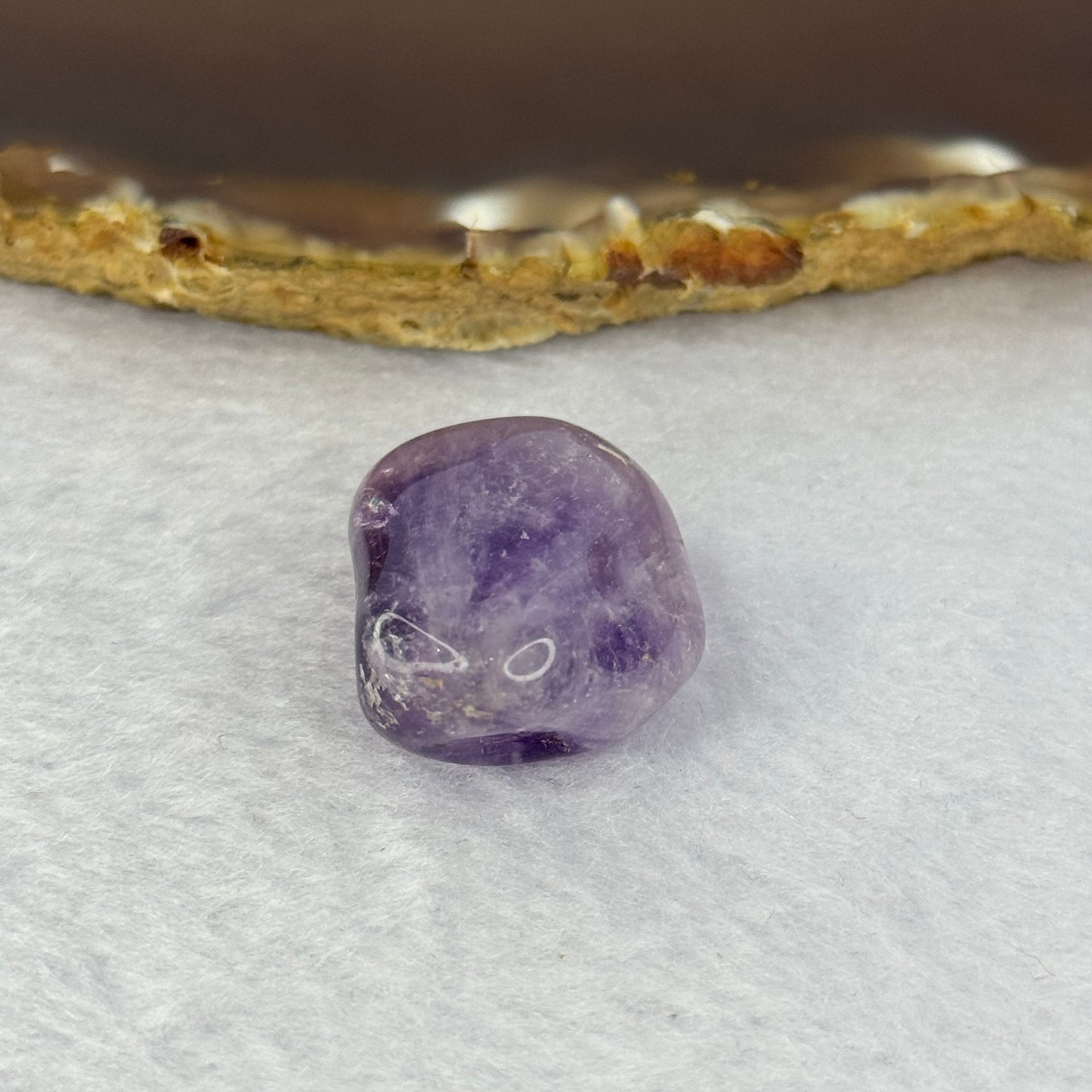 Natural Amethyst Mini Display 11.34g 28.9 by 23.0 by 14.8mm - Huangs Jadeite and Jewelry Pte Ltd