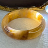 Peach Yellow Purple Quartzite Jade Bangle 天山玉手镯 63.0mm 75.54g 18.4 by 9.9mm