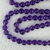 Good Grade Natural Amethyst Necklace 40.44g 52cm 7.3mm 79 Beads