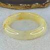 Transparent Yellow White Orange Quartzite Jade Bangle 天山玉手镯 Internal Diameter 53.5mm 48.52g 13.3 by 8.8mm