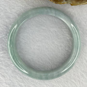 Type A Highly Translucent Jelly Sky Blue Jadeite Bangle 49.68g 12.9 by 7.4 mm Internal Diameter 55.1 mm (Close to Perfect) - Huangs Jadeite and Jewelry Pte Ltd