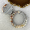 Natural Flower Agate Bangle Set 168.85g 14.2 by 14.1 mm Internal Diameter 55.5 mm - Huangs Jadeite and Jewelry Pte Ltd