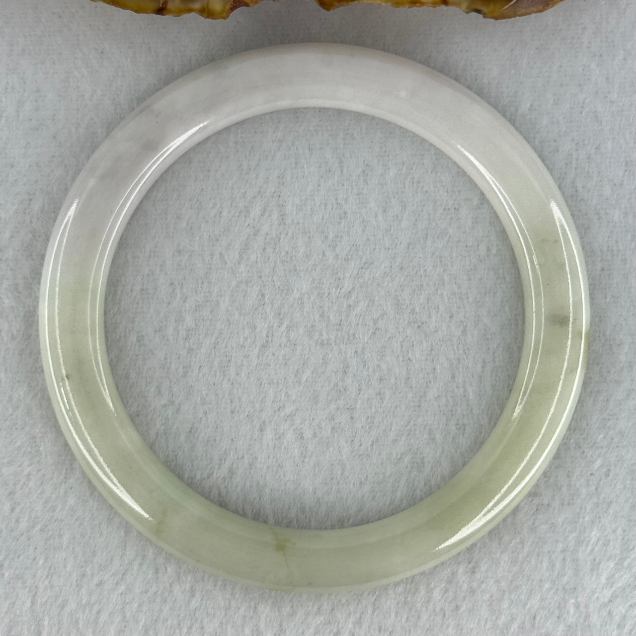 Type A Light Lavender and Light Green Jadeite Bangle Internal Diameter 55.1mm 28.89g 6.4 by 8.8mm (Very Slight Internal Line)