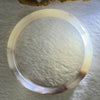 Transparent Grey with Yellow Quartzite Jade Bangle 天山玉手镯 Internal Diameter 62.1mm 46.57mm 14.8 by 7.5mm