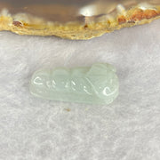 Type A Green Pea Pod Jadeite 2.85g 11.5 by 23.7 by 5.7mm - Huangs Jadeite and Jewelry Pte Ltd