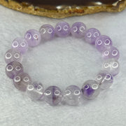 Natural Super 7 Amethyst Beads Bracelet 天然紫超七手链 48.51g 19cm 13.0mm 17 Beads - Huangs Jadeite and Jewelry Pte Ltd