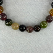 Good Grade Natural Tourmaline Beads Bracelet 好的天然碧玺珠手链 23.15g 16cm 9.0mm 22 Beads - Huangs Jadeite and Jewelry Pte Ltd