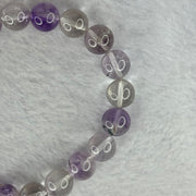 Natural Super 7 Amethyst Beads Bracelet 天然紫超七手链 25.02g 16cm 9.8mm 20 Beads - Huangs Jadeite and Jewelry Pte Ltd