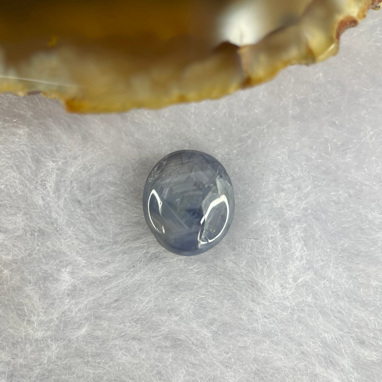 Natural Blue Star Sapphire 4.85 ct 10.6 by 9.2 by 4.4mm - Huangs Jadeite and Jewelry Pte Ltd