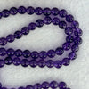 Good Grade Natural Amethyst Necklace 40.57g 52cm 7.5mm 78 Beads