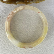 Natural Flower Agate Bangle 40.87g 20.2 by 5.0 mm Internal Diameter 51.3 mm - Huangs Jadeite and Jewelry Pte Ltd