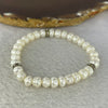 Natural White Pearl Bracelet 11.93g 7.1 mm 31 Pearls - Huangs Jadeite and Jewelry Pte Ltd