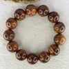 Natural China Hainan Huang Hua Li Bracelet 海南黄花梨手链 35.91g 18.2 mm 13 Beads - Huangs Jadeite and Jewelry Pte Ltd