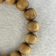 Natural Wild Old India Sandalwood Bracelet 老山檀手链  22.58g 14.3 mm 16 Beads - Huangs Jadeite and Jewelry Pte Ltd