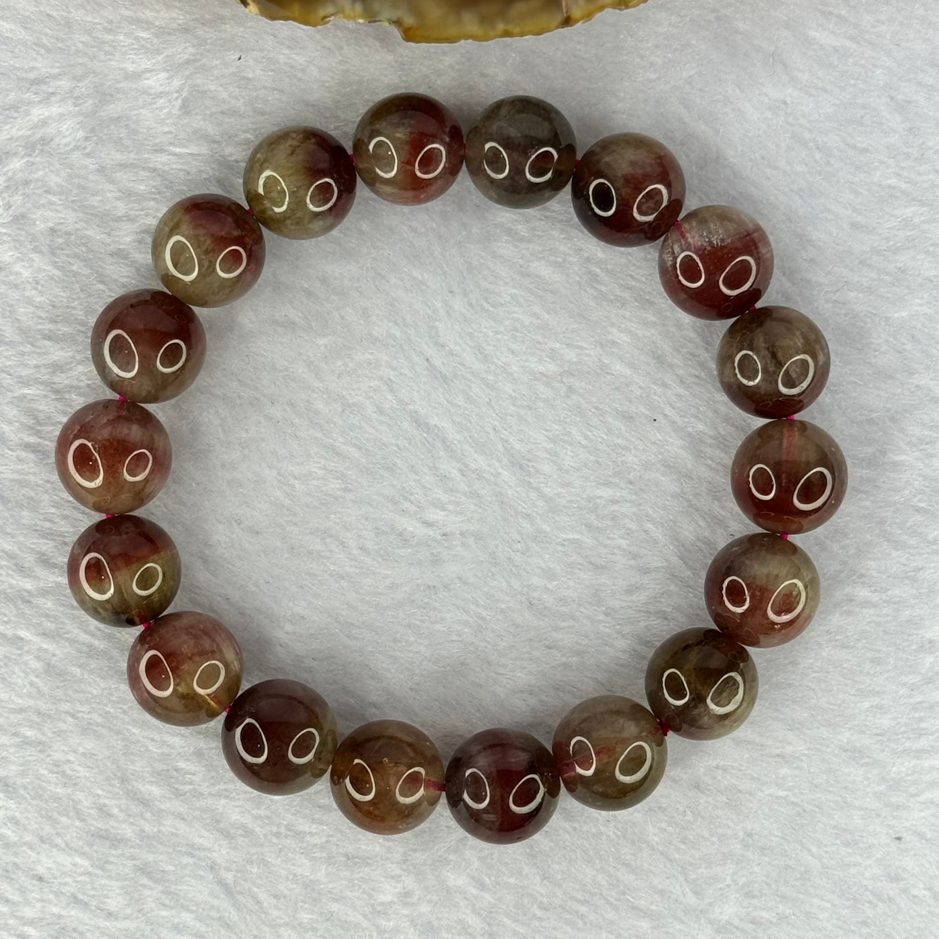 Above Average Natural Auralite 23 Bracelet 天然激光23手链 39.45g 18 Beads 11.9mm 18 Beads - Huangs Jadeite and Jewelry Pte Ltd