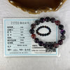 Super Rare Triple Excellence Grade Natural Transparent Dark Blackcurrant Super 7 Beads Bracelet 超级罕见三重卓越级透明深天然黑加仑超级七珠手链 43.49g 18cm 12.5mm 17 Beads - Huangs Jadeite and Jewelry Pte Ltd