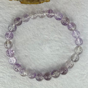 Natural Super 7 Amethyst Beads Bracelet 天然紫超七手链 15.34g 16cm 7.8mm 25 Beads - Huangs Jadeite and Jewelry Pte Ltd