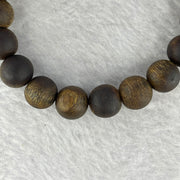 Natural Hainan Wild Old Agarwood Bracelet (Floating) 天然海南野生老树沉香手链 10.68g 17cm 10.7mm 19 Beads - Huangs Jadeite and Jewelry Pte Ltd