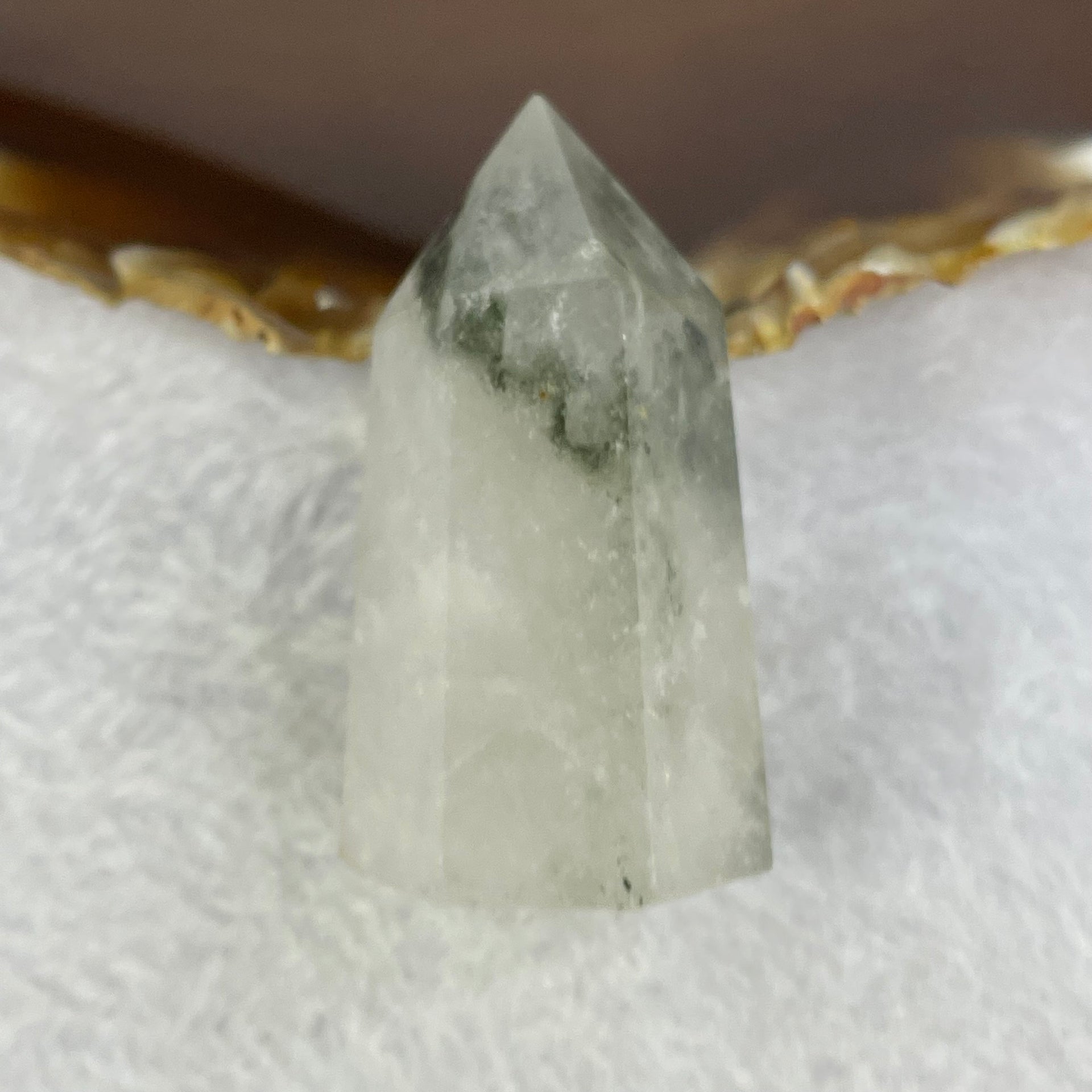 Natural Phantom Quartz Mini Tower Display 55.57g by 53.4 by 30.2 by 26.3mm - Huangs Jadeite and Jewelry Pte Ltd