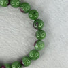 Natural Emerald And Ruby Zoisite Beads Bracelet 40.94g 18cm 10.7mm 20 Beads - Huangs Jadeite and Jewelry Pte Ltd