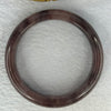 Transparent Purple Quartzite Jade Bangle 天山玉手镯 Internal Diameter 59.5mm 60.70g 15.2 by 9.1mm