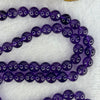 Good Grade Natural Amethyst Necklace 45.90g 53cm 7.9mm 73 Beads