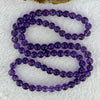 Good Grade Natural Amethyst Necklace 39.96g 52cm 7.5mm 79 Beads