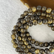 Natural Wild Vietnam Lu Qi Nan Agarwood Beads Necklace 天然野生越南鹿其南沉香珠项链 31.50g 8.7 mm 108 +6 Beads - Huangs Jadeite and Jewelry Pte Ltd