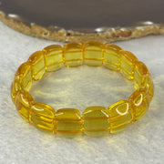 Citrine Bracelet 34.13g 16cm 16.8 by 12.2 by 7.1mm 16 pcs - Huangs Jadeite and Jewelry Pte Ltd