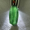 Type A Dark Blueish Green Jadeite Ancient Dual Dragon Gate Pendent 15.94g 48.2 by 22.3 by 6.4mm - Huangs Jadeite and Jewelry Pte Ltd
