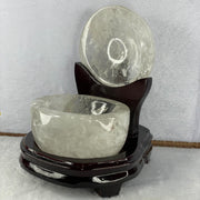 Natural Clear Quartz Wealth Pot 1,928.0g by 180.0g by 175.0 by 145.0 mm - Huangs Jadeite and Jewelry Pte Ltd