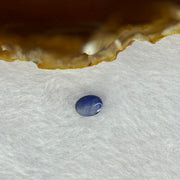 Natural Blue Star Sapphire Cabochon 3.55ct 9.1 by 7.0 by 5.0mm - Huangs Jadeite and Jewelry Pte Ltd