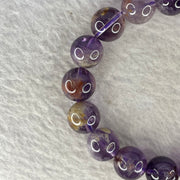 Natural Amethyst Phantom Quartz Bracelet 41.07g 12.2 mm 17 Beads - Huangs Jadeite and Jewelry Pte Ltd