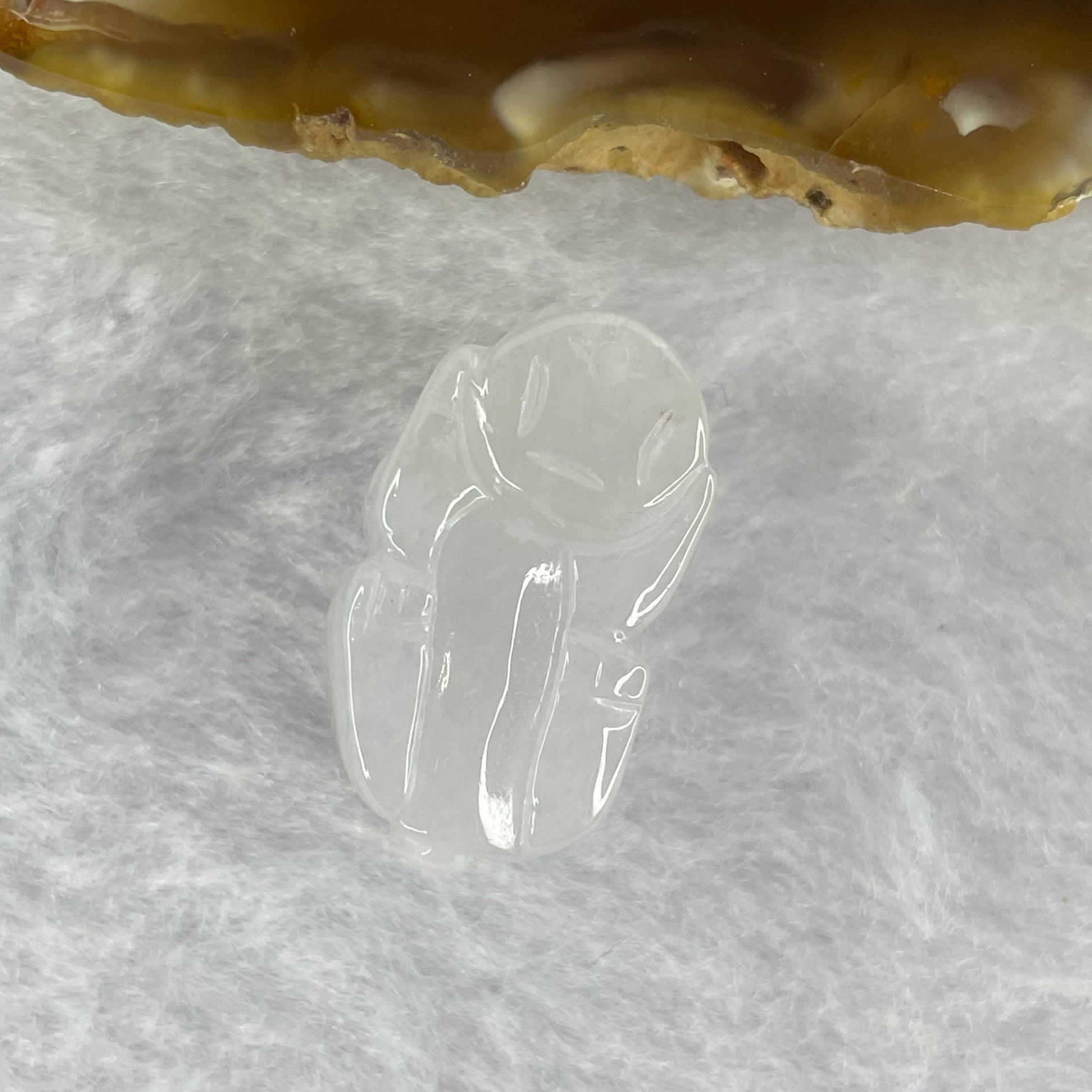 Type A Jelly Light Lavender Jadeite Pixiu Pendent A货浅紫色翡翠貔貅牌 6.62g 22.0 by 11.8 by 12.5 mm - Huangs Jadeite and Jewelry Pte Ltd