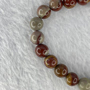 Australian Red Picture Jasper (Noreena Jasper) Bracelet 17.73g 8.3 mm 23 Beads - Huangs Jadeite and Jewelry Pte Ltd