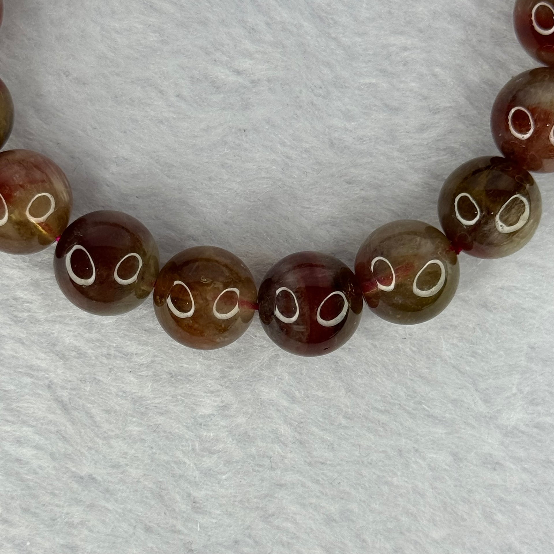 Above Average Natural Auralite 23 Bracelet 天然激光23手链 39.45g 18 Beads 11.9mm 18 Beads - Huangs Jadeite and Jewelry Pte Ltd